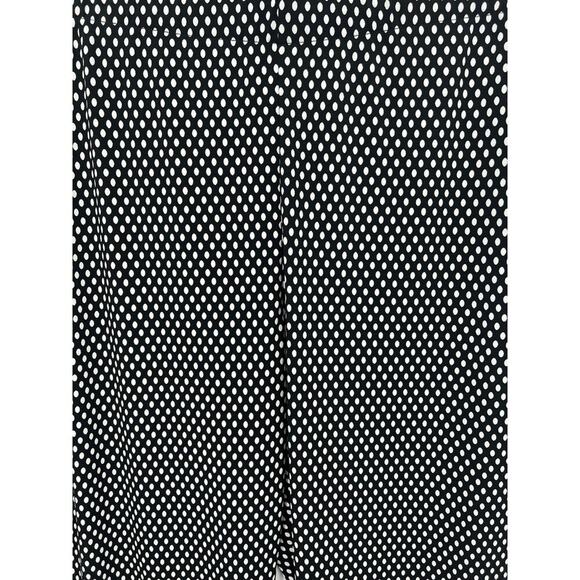 Easywear by Chico’s Black and White dotted Pull on pants size 2 - Picture 6 of 6